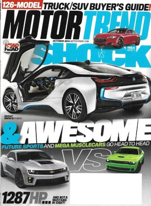 MOTOR TREND 2014 OCT - HELLCAT vs ZL1, BMW i8 VS. TESLA S P85